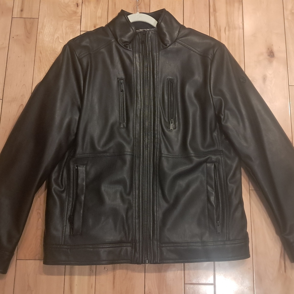 Men's Black Leather Jacket